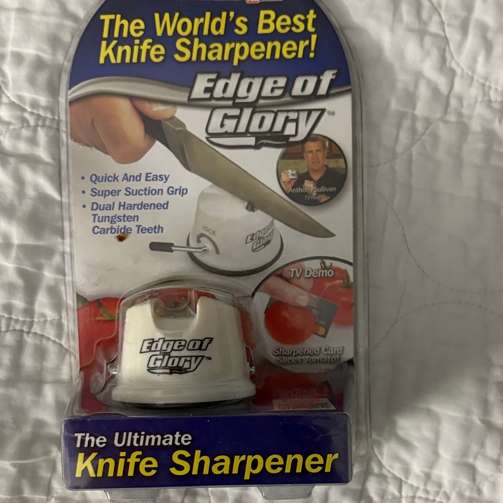 Knife Sharpener - White